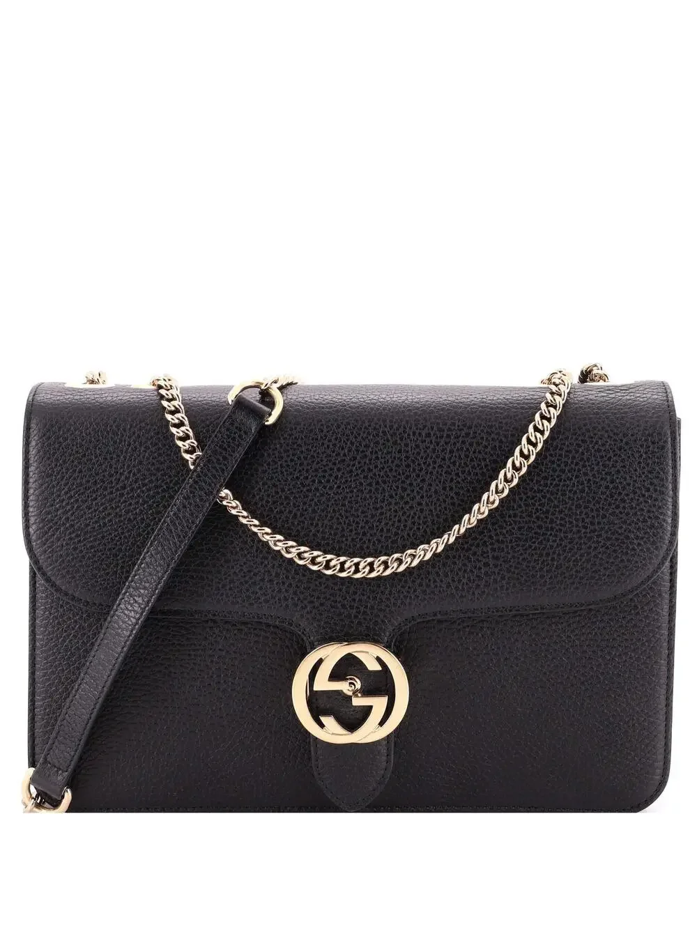 Gucci Interlocking Shoulder Bag Leather #340715G90B